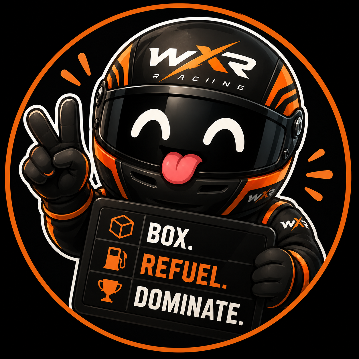 WXR Racing mascot
